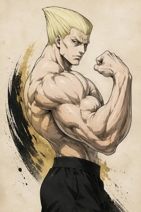 Jack Hanma from Baki — anime artwork on AniPins