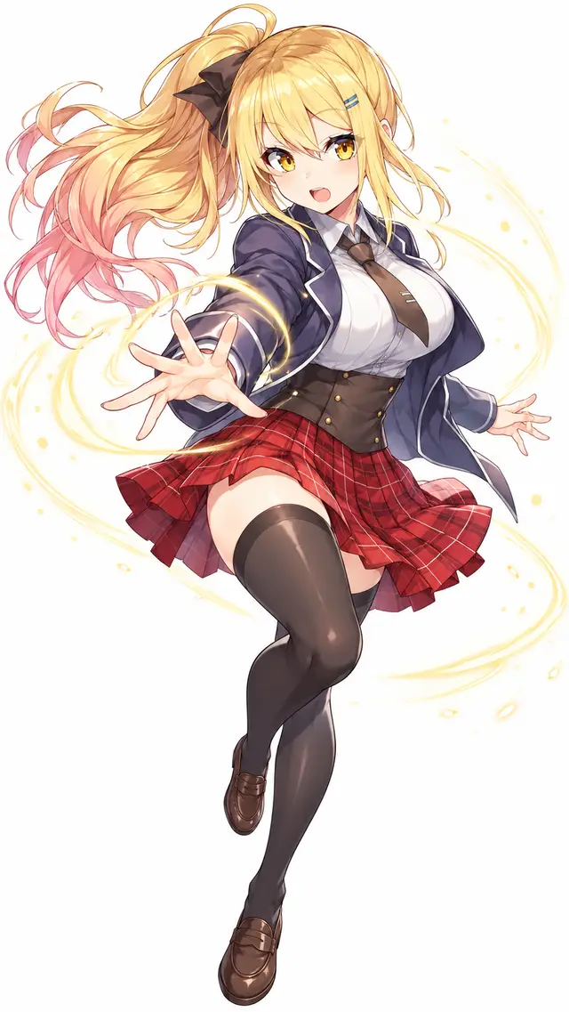 Noelle Zel Lespinasse from Trapped in a Dating Sim — anime artwork on AniPins