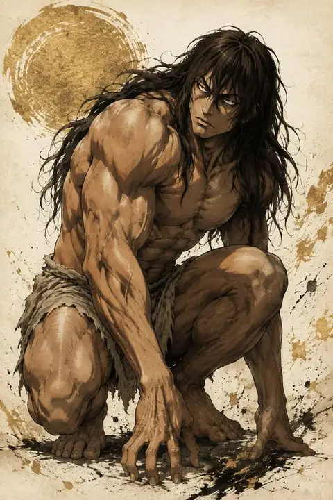 Pickle from Baki — anime artwork on AniPins