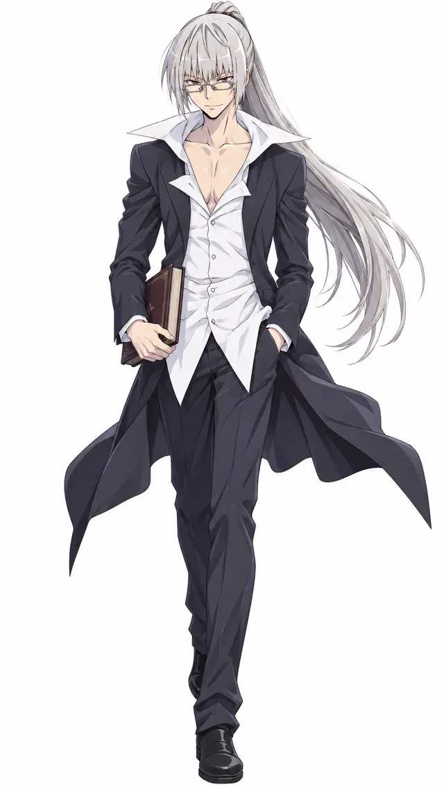 Headmaster from Trinity Seven — anime artwork on AniPins