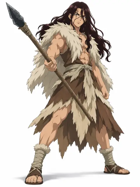 tsukasa shishio from Dr. Stone — anime artwork on AniPins