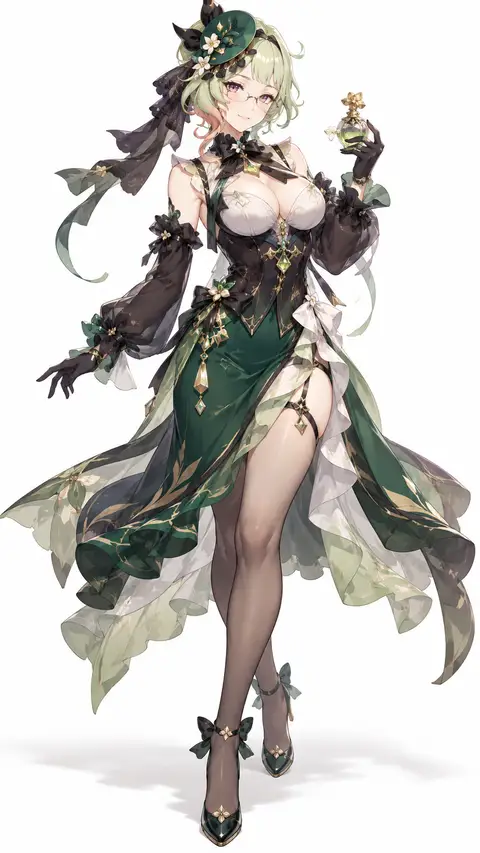 Emilie from Genshin Impact — anime artwork on AniPins
