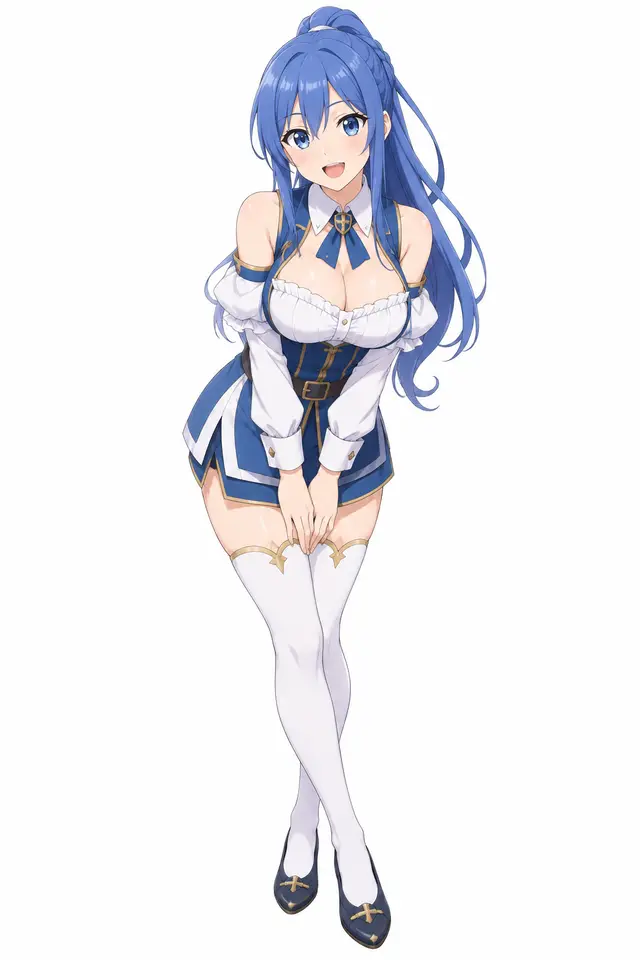 Blue Receptionist from How not to summon a Demon Lord — anime artwork on AniPins