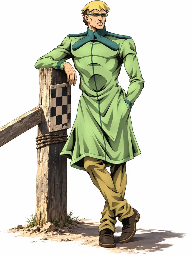 Steven Steel from JoJo's Bizarre Adventure: Steel Ball Run — anime artwork on AniPins