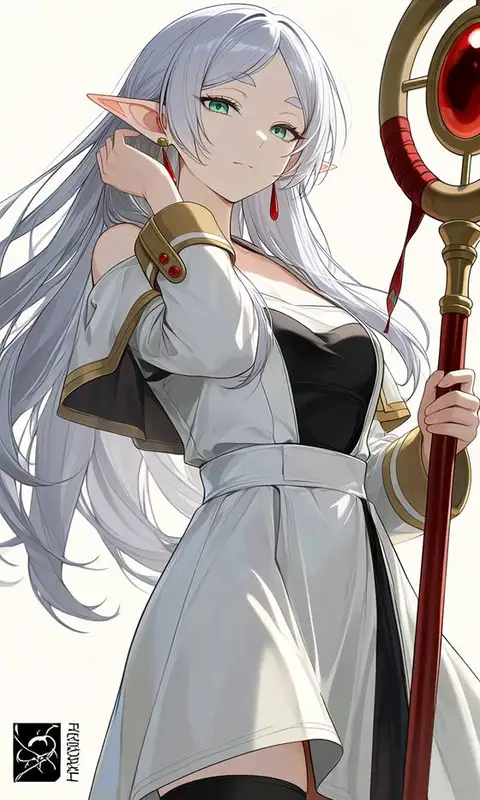 Frieren from Frieren Beyond journey's End — anime artwork on AniPins