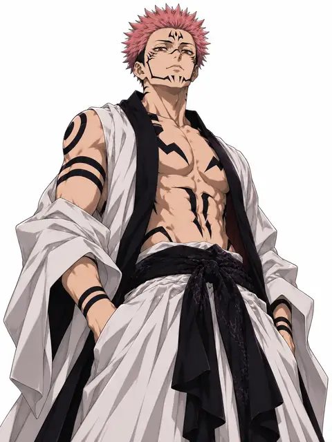 Ryomen Sukuna from Jujutsu Kaisen — anime artwork on AniPins