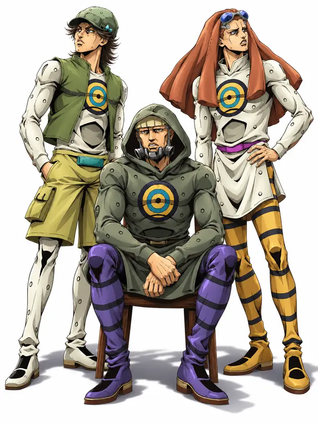 The Boom Boom Family from JoJo's Bizarre Adventure: Steel Ball Run — anime artwork on AniPins