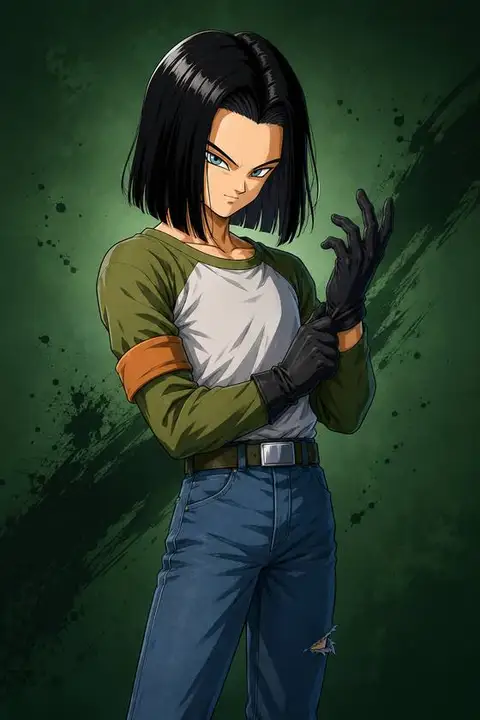 Female girl from Dragon Ball Z — anime artwork on AniPins