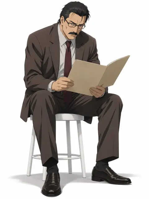 soichiro yagami from Death Note — anime artwork on AniPins