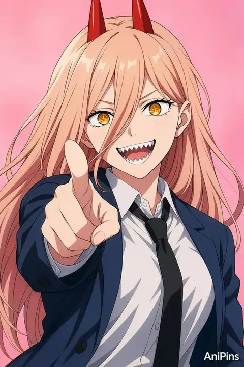 Power from Chainsaw Man — anime artwork on AniPins