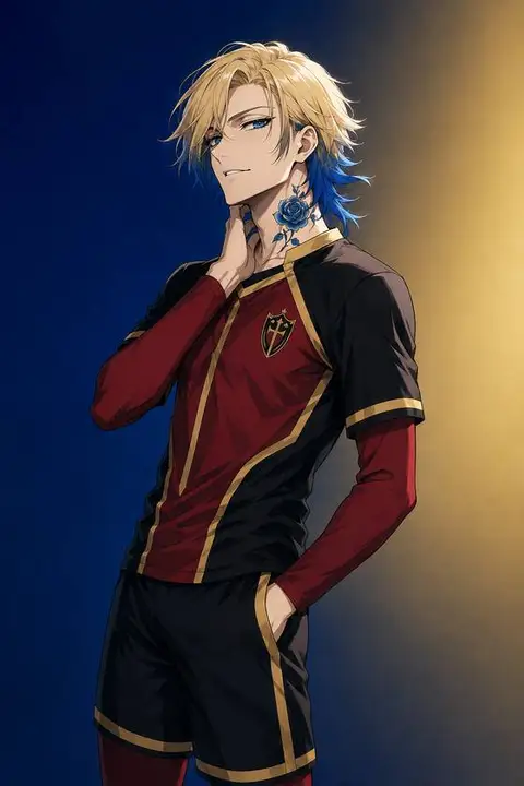 Kaiser from Blue Lock — anime artwork on AniPins