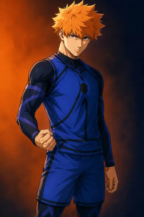 Kunigami from Blue Lock — anime artwork on AniPins
