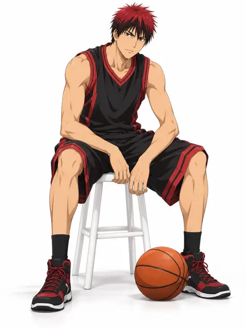 taiga kagami from Kuroko's Basketball — anime artwork on AniPins