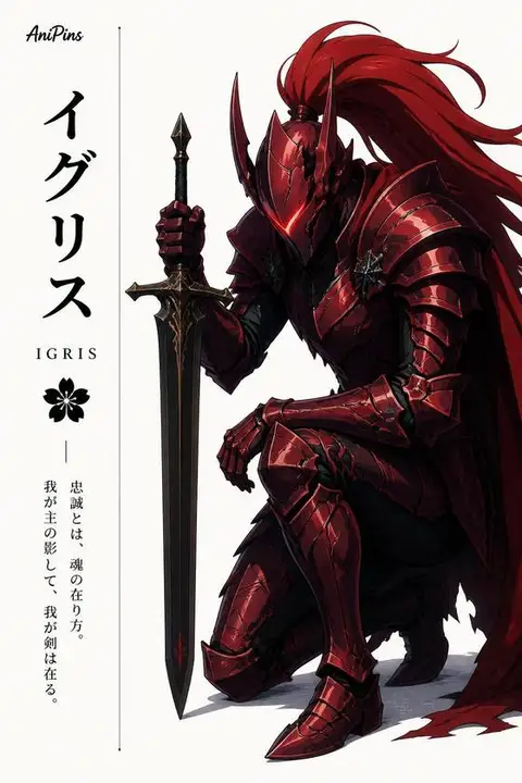 Igris from Solo Leveling — anime artwork on AniPins