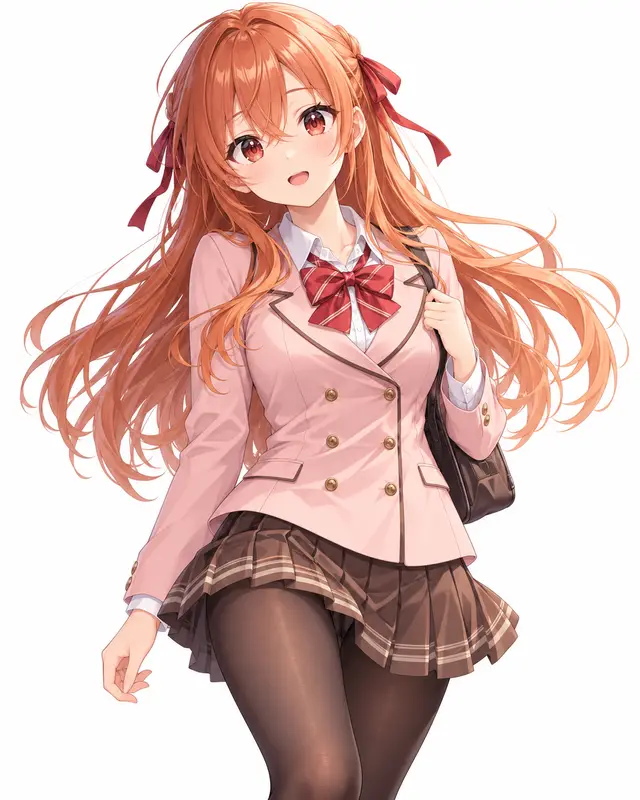 Akari Hiodishi from you can't be in a rom-com with your childhood friends — anime artwork on AniPins