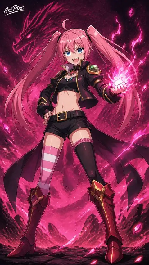 Milim Nava from That Time I Got Reincarnated as a Slime — anime artwork on AniPins