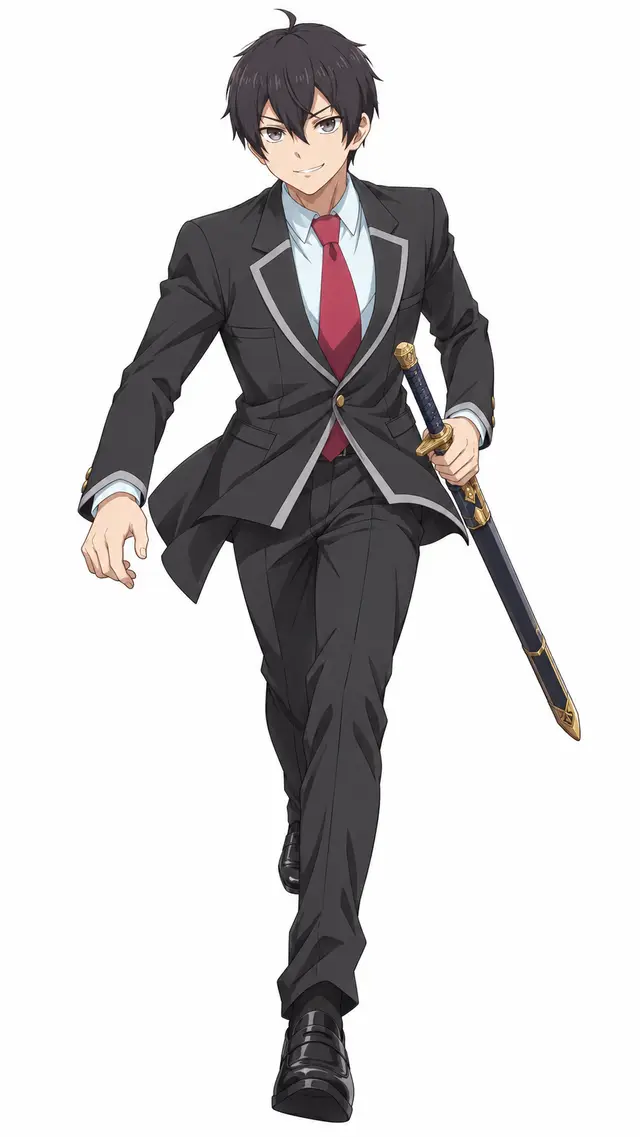 Leon Fou Bartfort from Trapped in a Dating Sim — anime artwork on AniPins