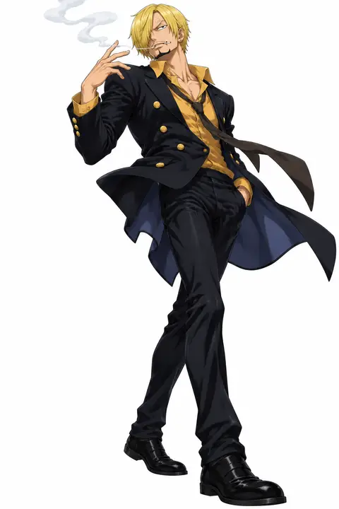 Sanji from One Piece — anime artwork on AniPins