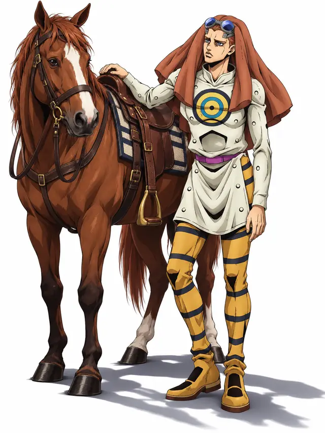 L.A. Boomboom from JoJo's Bizarre Adventure: Steel Ball Run — anime artwork on AniPins