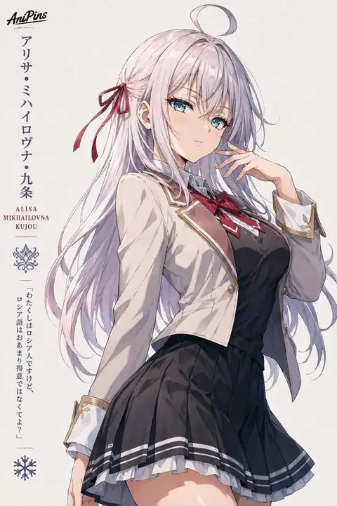 Alya from Alya sometimes hides her feeling — anime artwork on AniPins