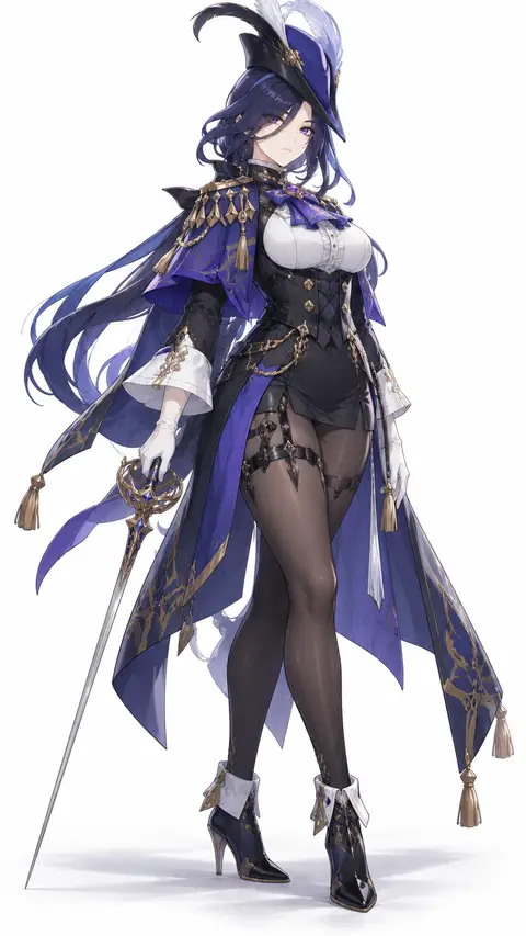 Clorinde from Genshin Impact — anime artwork on AniPins