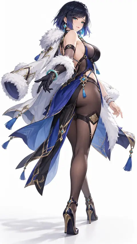 Yelan from Genshin Impact — anime artwork on AniPins