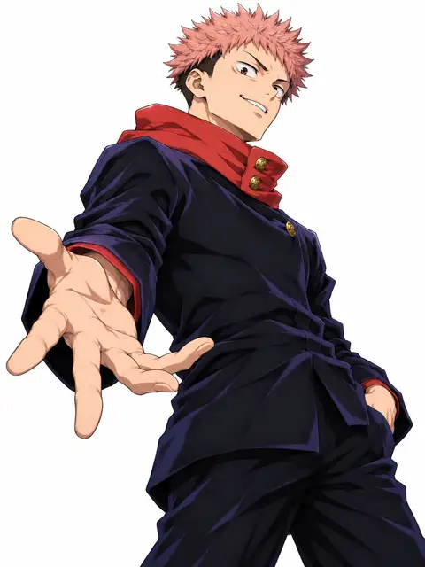 Yuji Itadori from Jujutsu Kaisen — anime artwork on AniPins