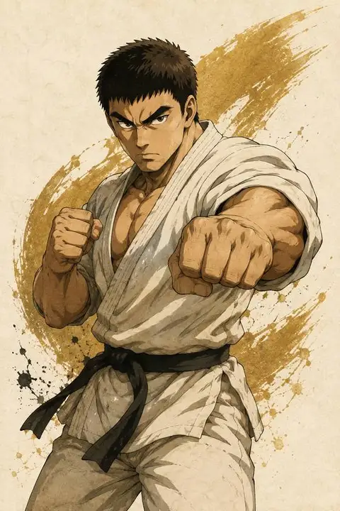 Katsumi Orochi from Baki — anime artwork on AniPins