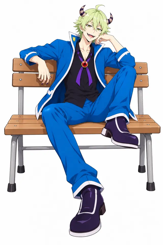 Lead Shax from Welcome to Demon School! Iruma-kun — anime artwork on AniPins