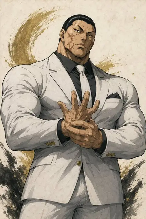 Kaoru hanayama from Baki — anime artwork on AniPins