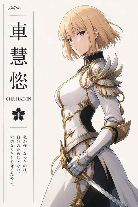 Cha Hae In from Solo Leveling — anime artwork on AniPins