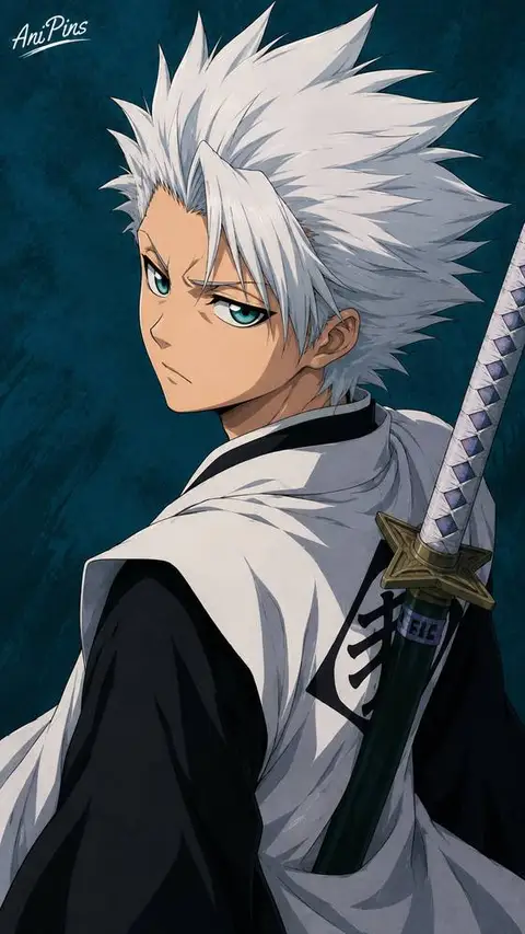 Toshiro Hitsugaya from Bleach — anime artwork on AniPins
