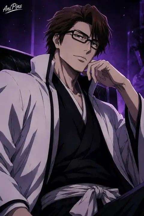 Sosuke Aizen from Bleach — anime artwork on AniPins