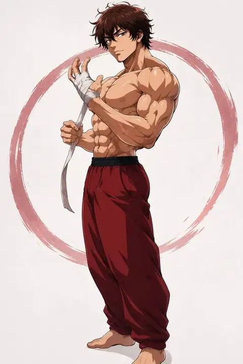 Baki Hanma from Baki — anime artwork on AniPins