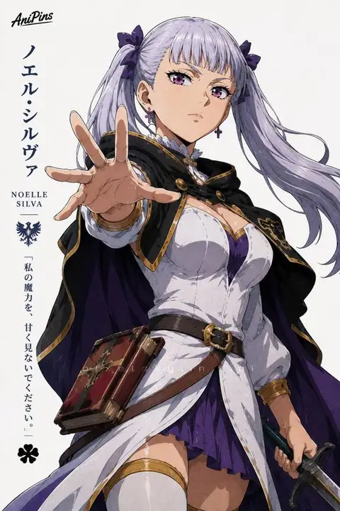 Noelle Silva from Black Clover — anime artwork on AniPins