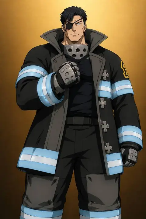 Giovanni from Fire Force — anime artwork on AniPins