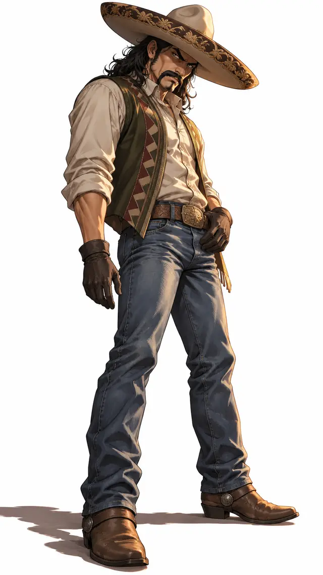 Gaucho from JoJo's Bizarre Adventure: Steel Ball Run — anime artwork on AniPins