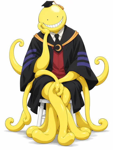 koro sensei from Assassination Classroom — anime artwork on AniPins