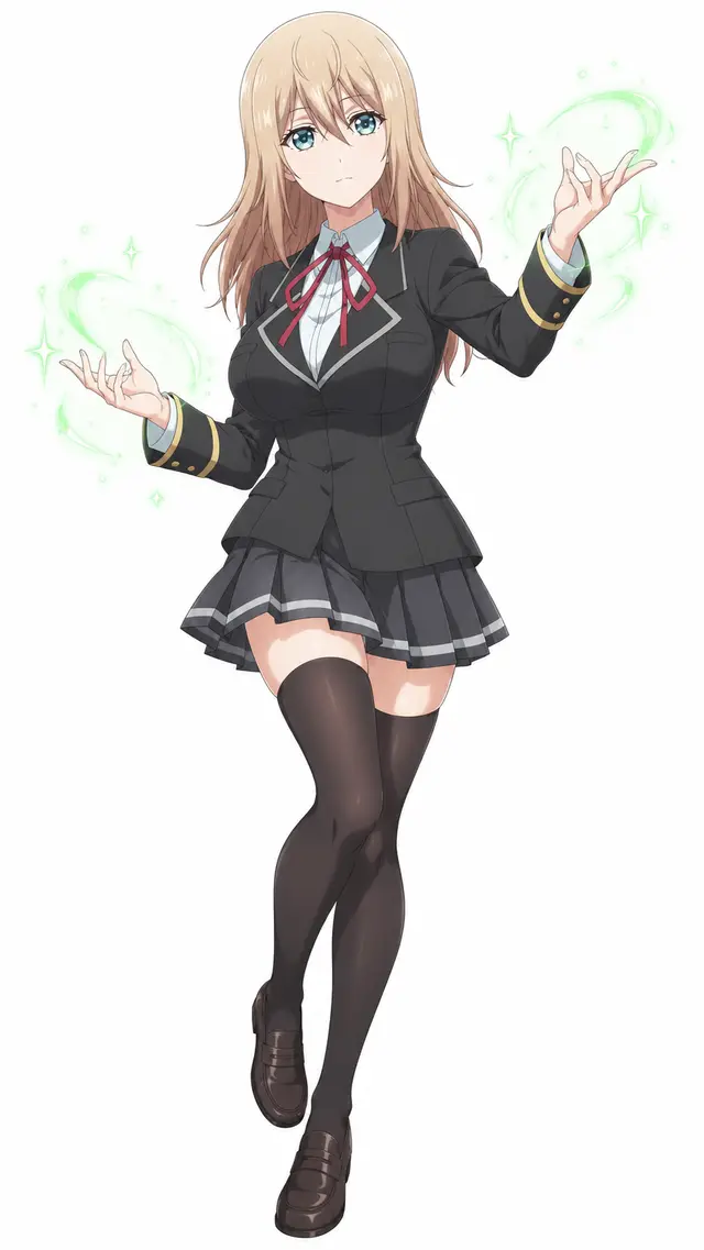 Olivia from Trapped in a Dating Sim — anime artwork on AniPins