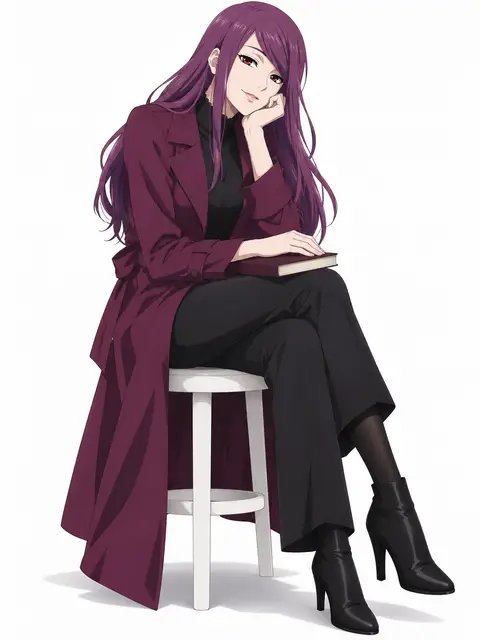 rize kamishiro from Tokyo Ghoul — anime artwork on AniPins