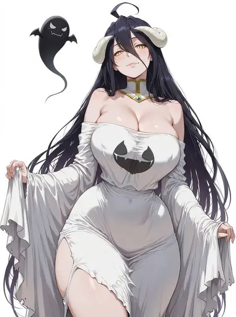 Albedo from Overload — anime artwork on AniPins