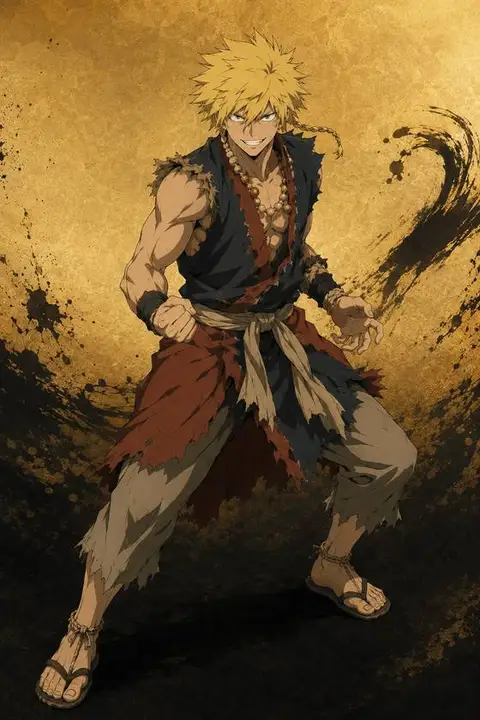 Chobei Aza from Hell's Paradise — anime artwork on AniPins