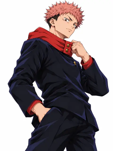 Yuji Itadori from Jujutsu Kaisen — anime artwork on AniPins