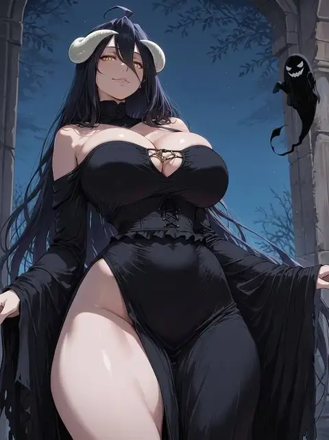 Albedo from Overload — anime artwork on AniPins