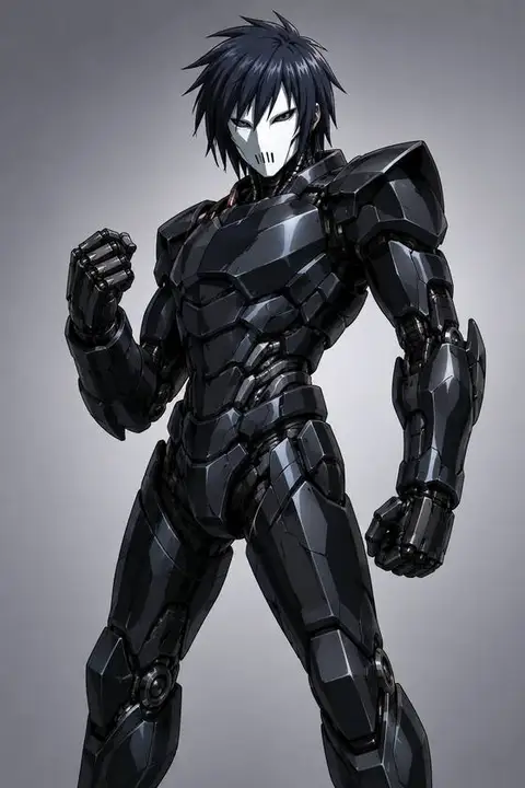 Drive Knight from One Punch Man — anime artwork on AniPins