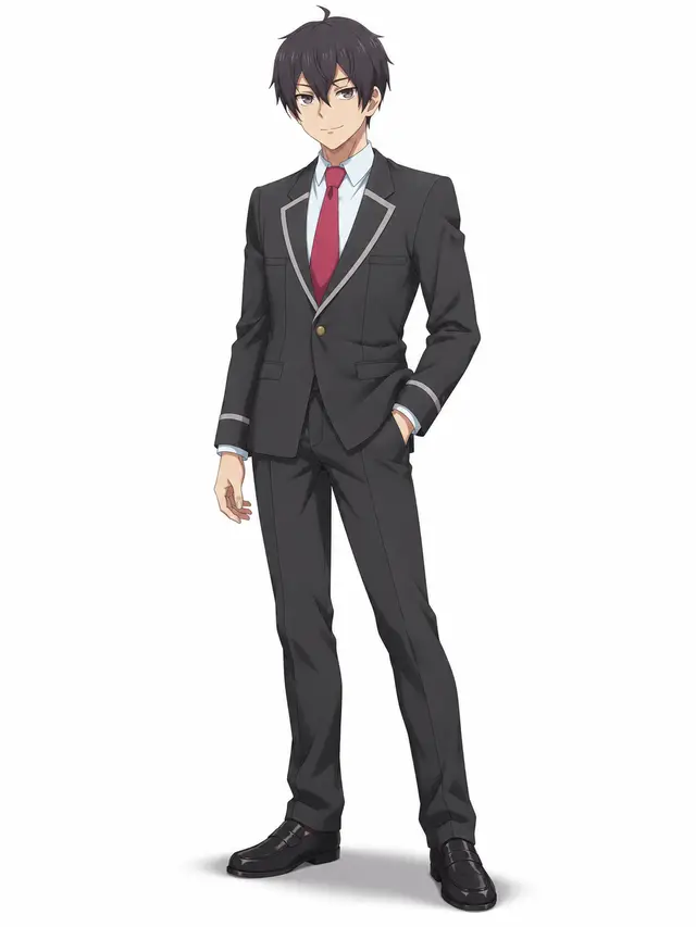 Leon Fou Bartfort from Trapped in a Dating Sim — anime artwork on AniPins