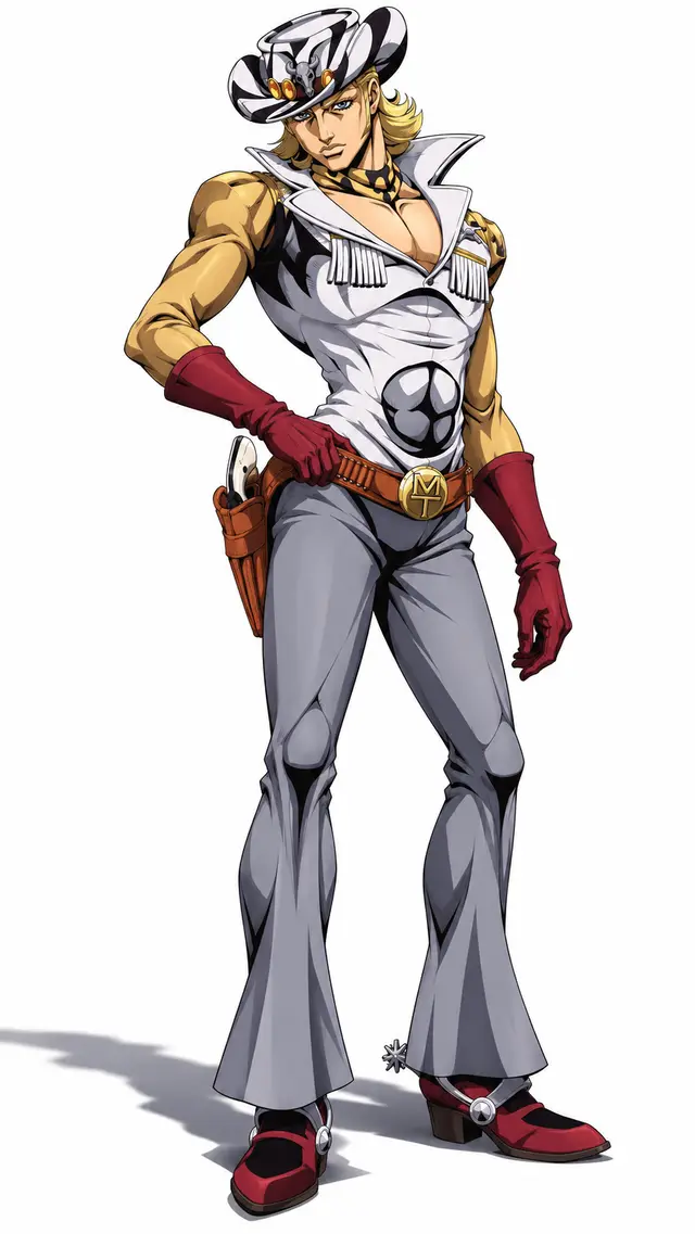 Mountain Tim from JoJo's Bizarre Adventure: Steel Ball Run — anime artwork on AniPins