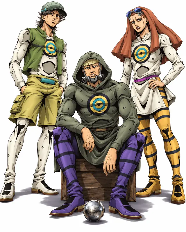 The Boom Boom Family from JoJo's Bizarre Adventure: Steel Ball Run — anime artwork on AniPins