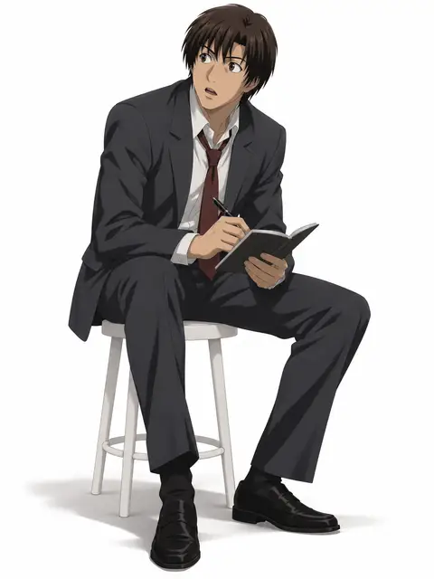 touta matsuda from Death Note — anime artwork on AniPins