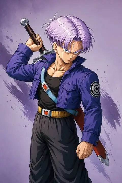Krillin from Dragon Ball Z — anime artwork on AniPins